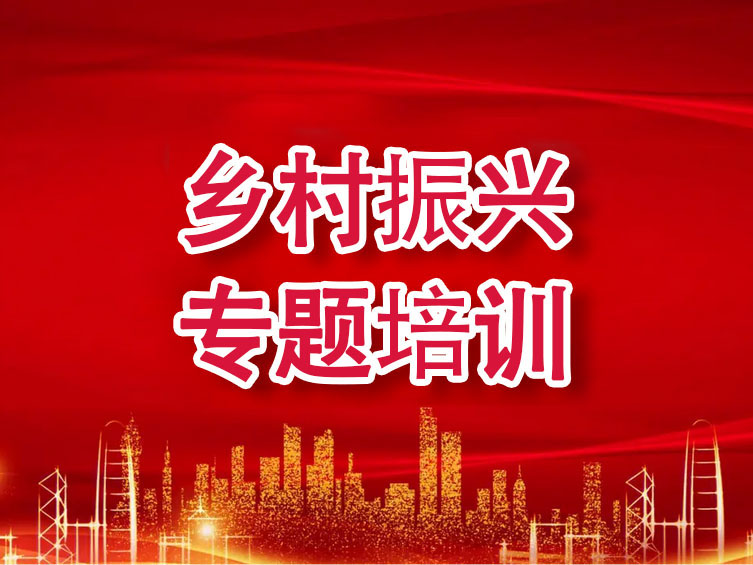 鄉(xiāng)村振興專題培訓